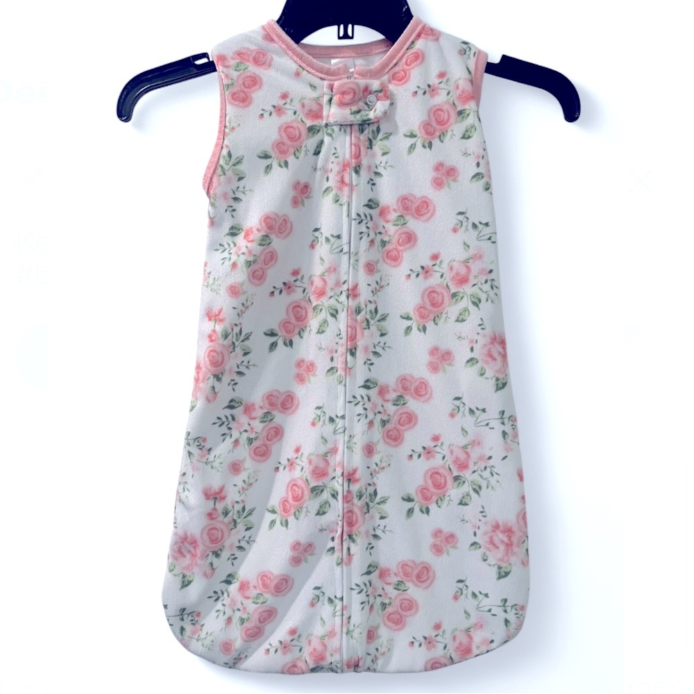 Kensie Pink and White Floral Sleep Sack